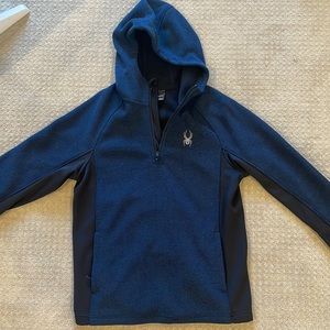 Blue spider sweatshirt (medium)